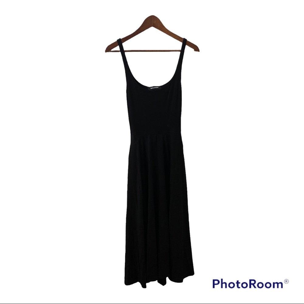 Reformation Jersey Black Dress